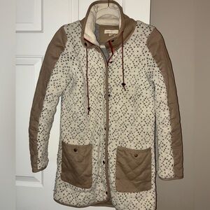 Anthropologie Sleeping On Snow Lake Placid Sherpa Snap Front Jacket Size XS